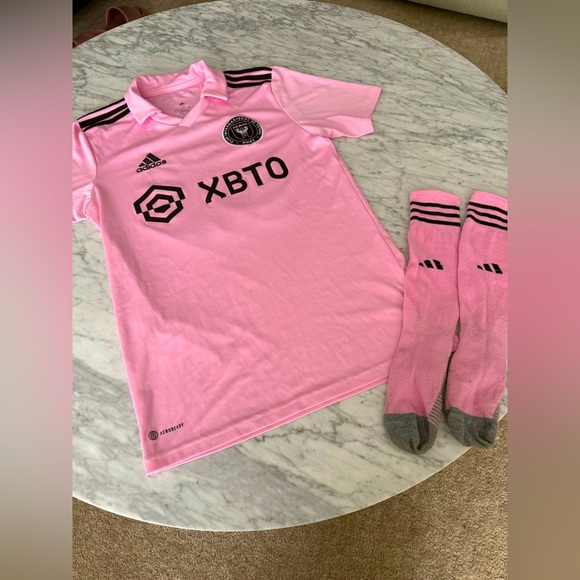 adidas Other - Adidas Inter Miami Home Jersey (Pink) socks included